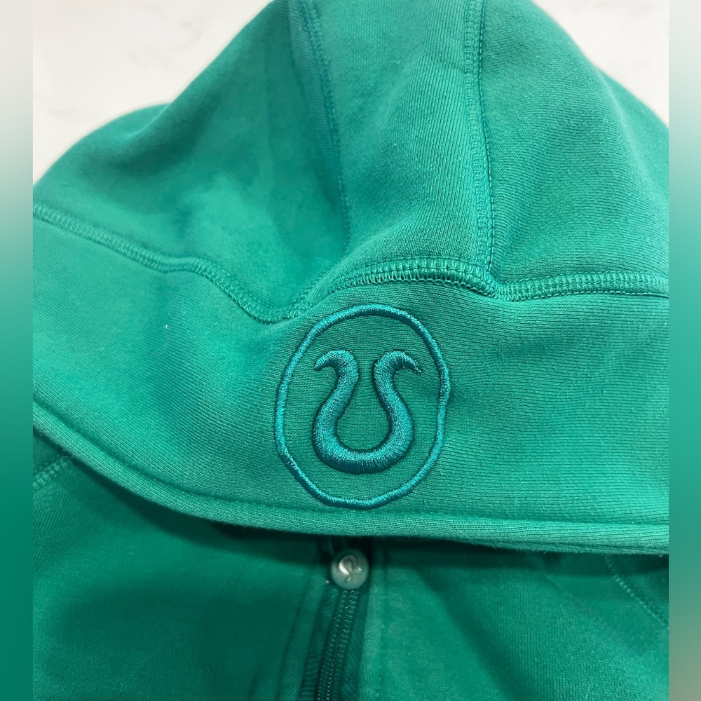 Sold🚫Scuba Hoodie Full Zip - Green - Picture 3 of 8